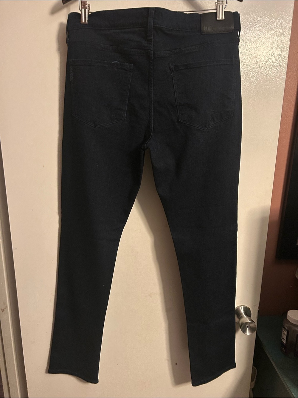 PAIGE Dark Indigo Slim Jeans